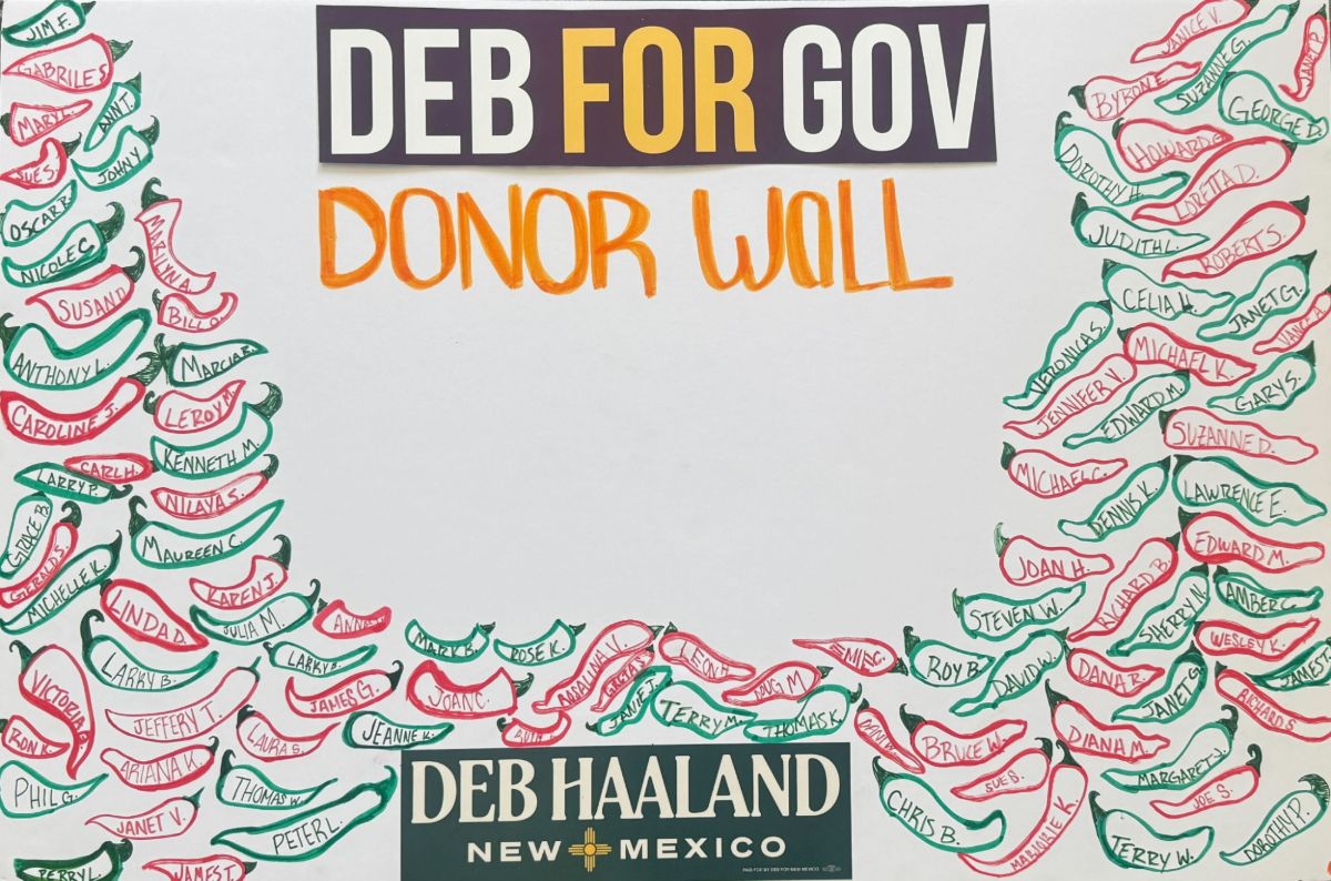 Deb for Gov Donor Wall
